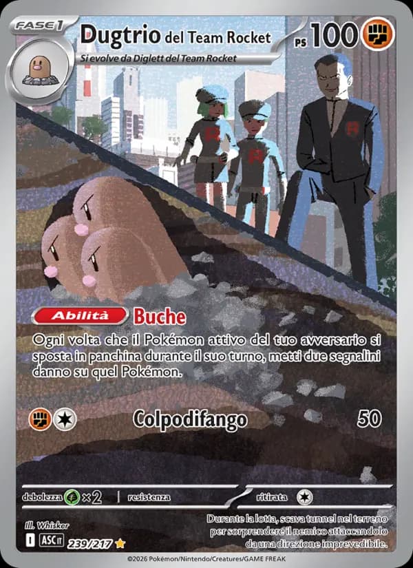 Dugtrio del Team Rocket