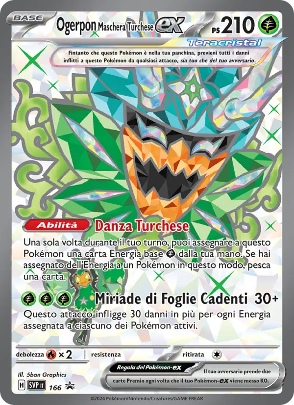 Ogerpon Maschera Turchese-ex